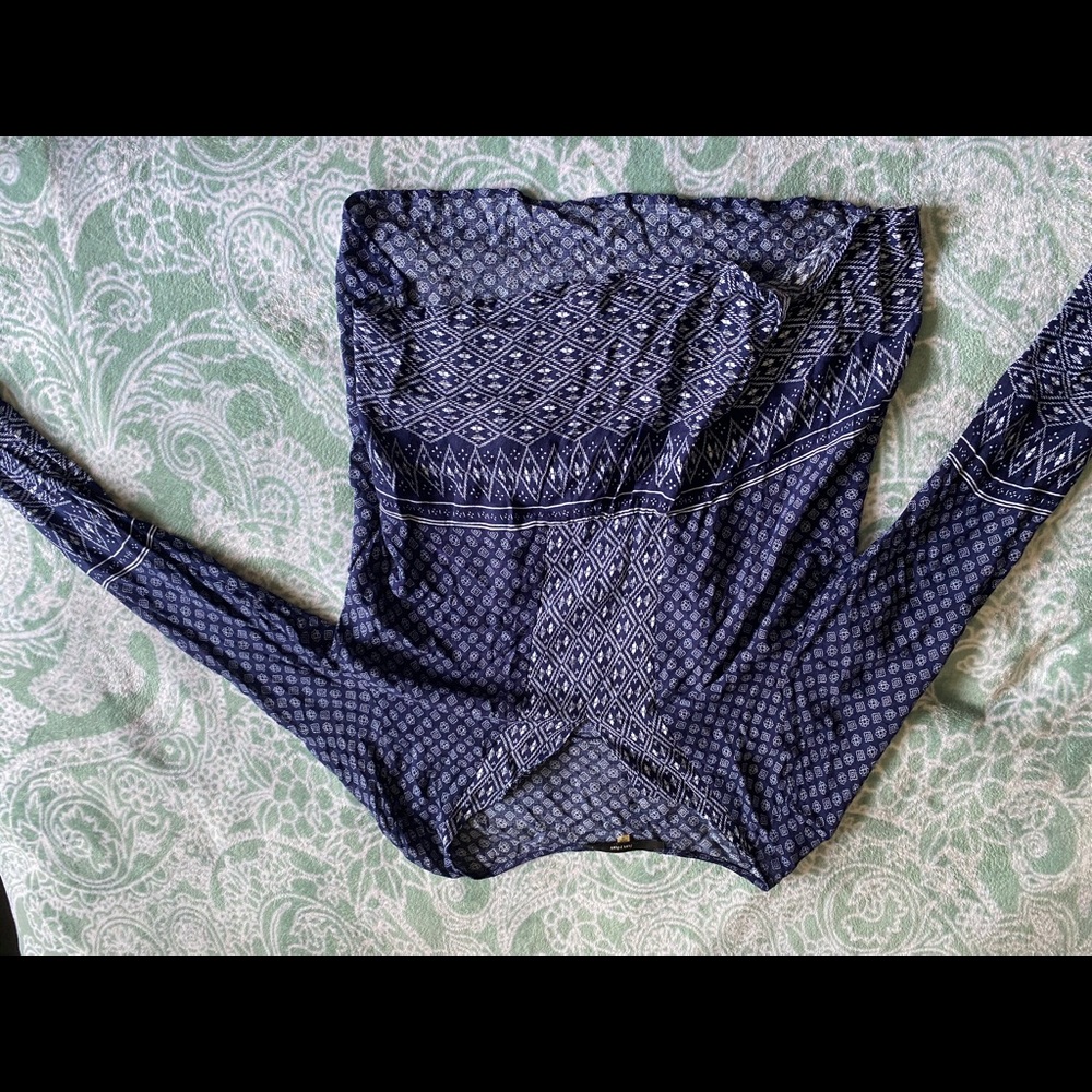 Long sleeve blouse